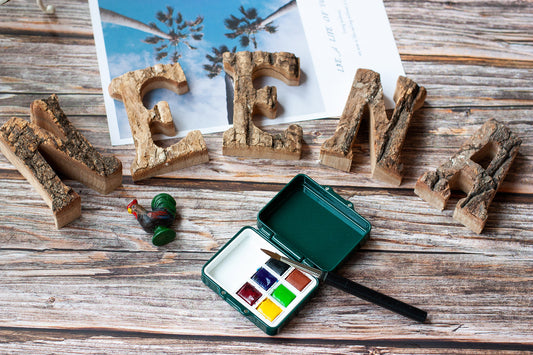 Neena's watercolor paint box